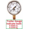 Sherline 80080 replacement gauge for Trailer Tongue Weight Scale 0-5000LB