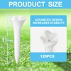 Weslymoo 1 1/2 Inch Plastic Golf Tees, Short Tees 120