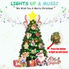 Venhoo Pop Up Christmas Cards with Lights and Music, 11