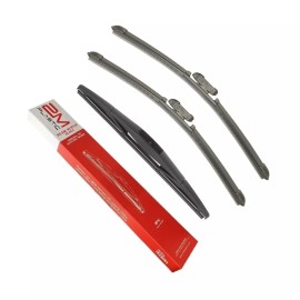 2MPLASTIC Front & Rear Windshield Wiper Blades For Honda HR-V 2023 - 2025 24" 17" 12"
