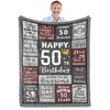 Fouca Best 50th Birthday Gifts for Him, 50 Year Old