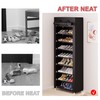 Calmootey 9 Tier Shoe Rack Organizer,Portable Shoe Shelf with Nonwoven