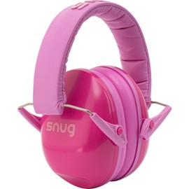 Snug Kids Earmuffs – Noise Reduction for Toddlers & Children – Adjustable, Lightweight, Foldable, Soft & Comfortable - Pink