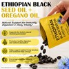 ROWKDRKB Ethiopian Black Seed Oil Capsules 3,000mg, 240 Softgels