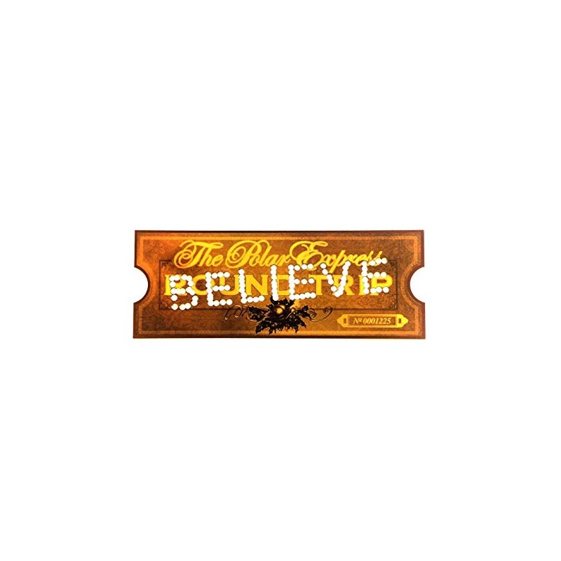LilyDeal Polar Exp Believe Punched Round Trip Replica Ticket (1)