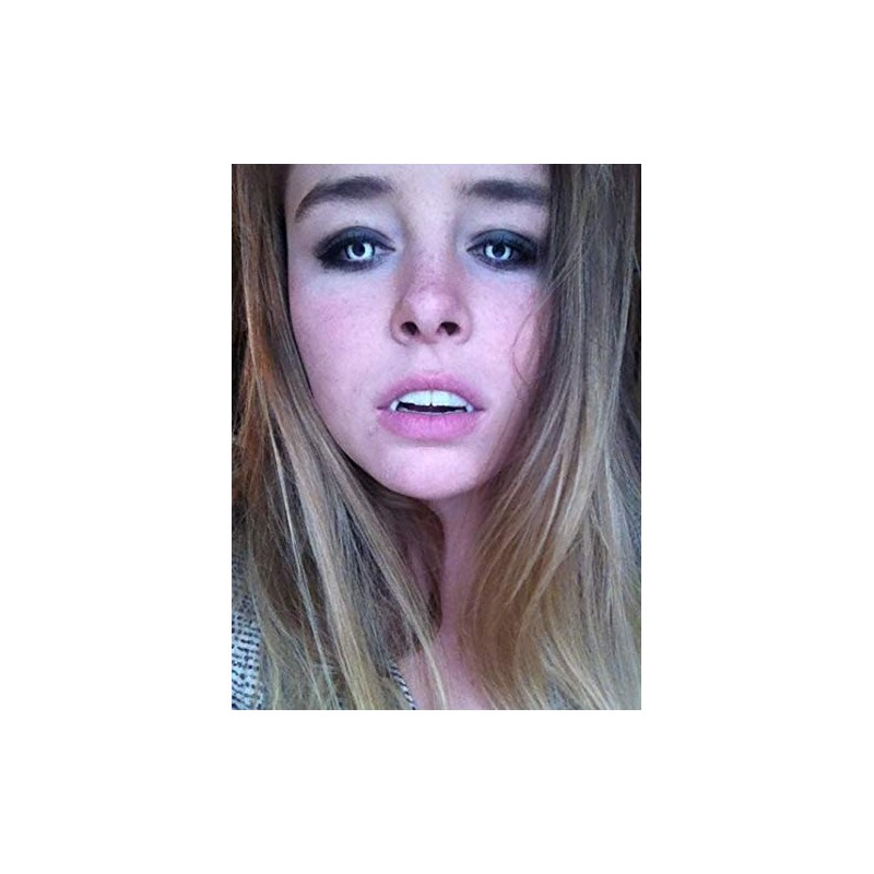 FXSTUFF Men's vampire teeth + artificial blood capsules + moulding