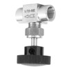 Stainless Steel BSPP Female Thread Straight Needle Valve for Water