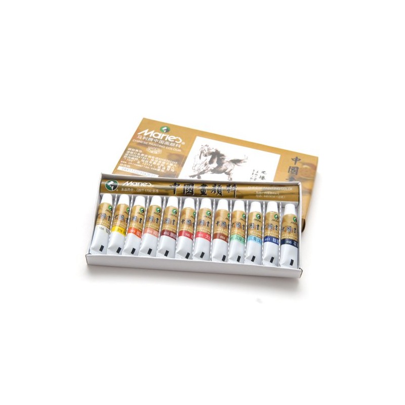 Marie's 馬利牌 中国画顔料 12色 5ml