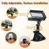 LynsaTac Clip on Solar Lights Outdoor with Motion Sensor, IP65