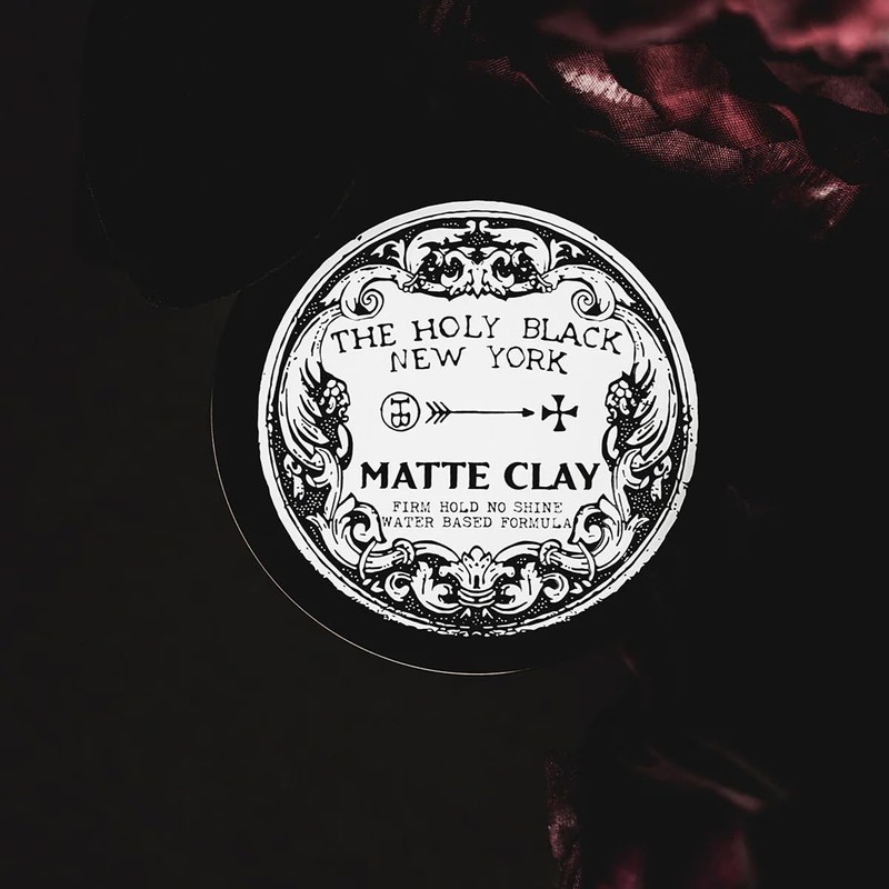 The Holy Black Matte Clay 4 Oz
