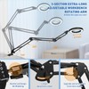 HITTI Ultra Long 12X & 30X Magnifying Glass with Light
