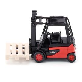 siku 1311, Forklift, Metal/Plastic, Red/Black, Incl. 1 pallet, Movable fork