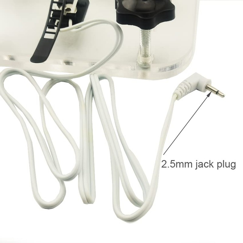 OY Electric Shock Testicle Crusher with Power Box (Color: Clear
