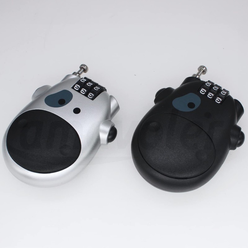 amavoler 3 Digit Code Combination Password Lock for Helmet Lock