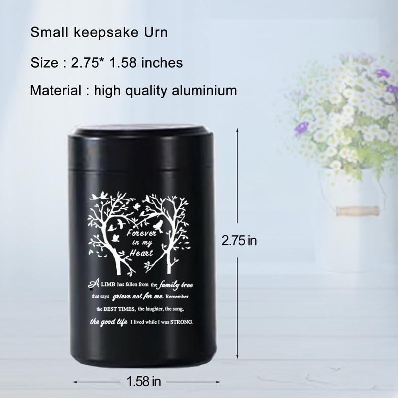 Small Urns for Human Ashes Set of 8 Mini Urn