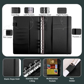 100 Envelopes Money Saving Challenge, A5 Budget Binder with Cash Envelopes & 3 Budgeting Planner Trackers to Save $5,050, 10,000, 500, Money Savings Challenge Book, Pumpkin and Sunflower