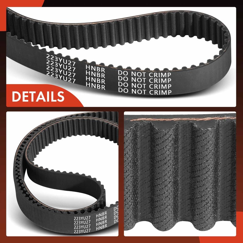 A-Premium Engine Timing Belt Compatible with Subaru Outback 2000-2009, Legacy