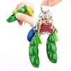 Fidget Toy Bean,3 Pack Squeeze Soybean Keychain Kids and Adluts