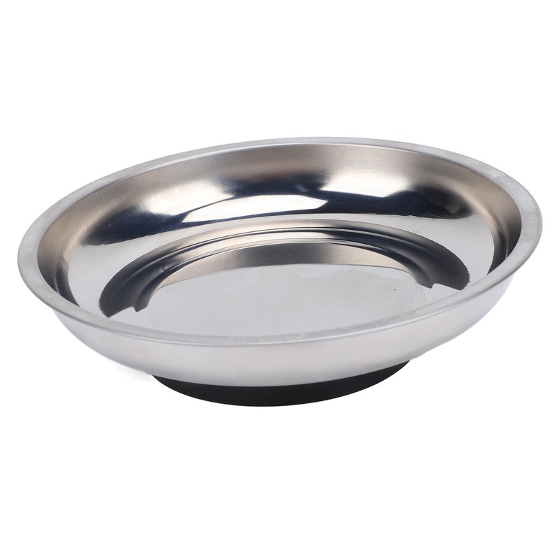 150mm Round Magnetic Parts Tray Stainless Steel 1000 to 1200