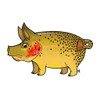 Nate Karnes Pig Cutthroat Trout Decal