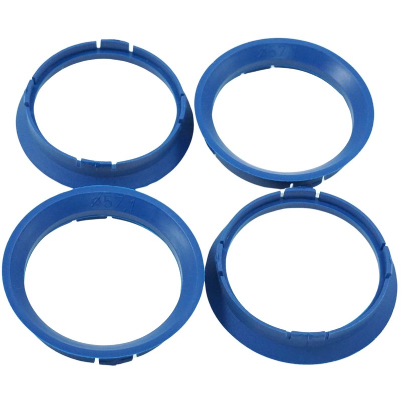 4x Centring Rings 63.3 to 57.1/63.3 mm - 57.1 mm