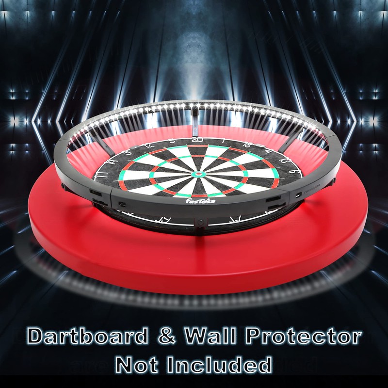 FASTOSS Dartboard LED Lighting System for Bristle Dartboard 360 Degrees