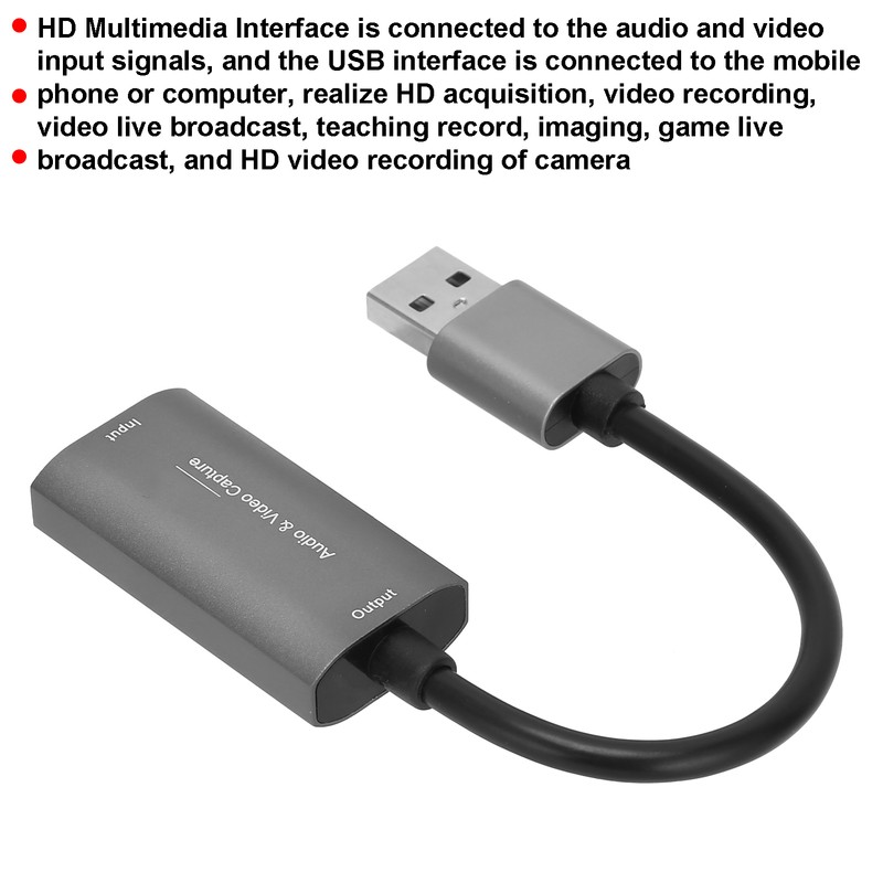 Mini 4K 1080P Audio Video Acquisition Card HD Multimedia Interface
