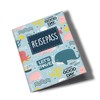 cozy racoon Kids Passport Holder, ocean, Modern