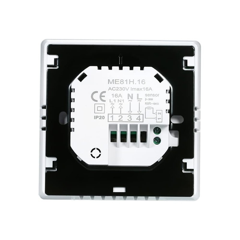 Kavolet Digital Thermostat 16A for Electric Heating, Room Thermostat Smart