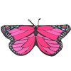 Tebery Kids Pink Monarch Butterfly Wings Costume One Side,Halloween Fairy