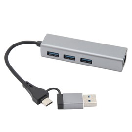 2 in 1 USB Type C Multiport Converter USB 3.0 HUB Video Signal Converter for Windows 8 7 10 11