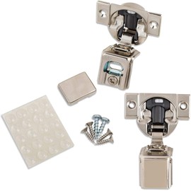 Blum (20 Pack) 1-1/4 Overlay Soft Close Hinge 39C355B.20 105° Blumotion with Screws, Cover Caps, ProCabinetBumpers Bumpers