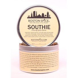 Boston Spice Southie South Boston Handmade Pickling Spice Seasoning Blend Packet Make AWESOME Corned Beef Brisket New England Boiled Dinner Pickled Vegetables 1 Cup In Tin NO Chili Flakes