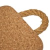 Coaster Cork with Rope (15 CM x 15 CM x