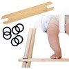 Nibble and Rest Woodsi Footsi Highchair Footrest for IKEA Antilop,