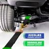 Trekassy Car Tie Down Straps for Trailers with Snap Hooks