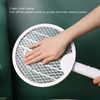 2 in 1 Electric Fly Swatter Rotatable Fly Killer Light
