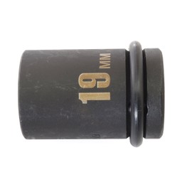 PAOCK SSPOWER Thin Mouth Impact Wrench Socket, Short, IMS-19S, 0.7 inches (19 mm), Insertion Angle: 0.5 inches (12.7 mm)