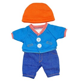 Miniland Dolls Autumn Denim Set, 21 cm Size