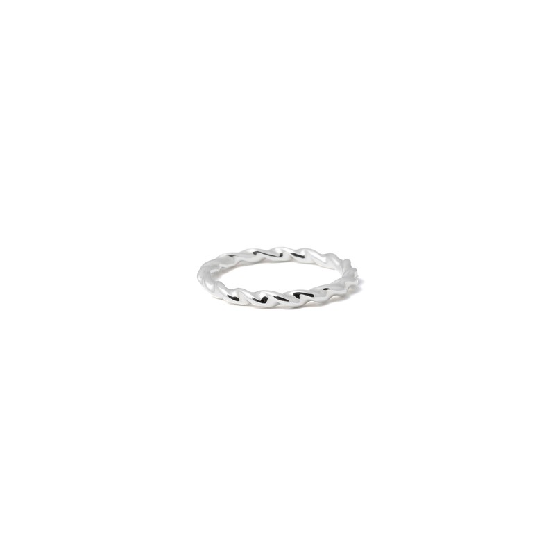 [D.Silver] Silver 925 Seated Twist Ring Silver S (No. 11)