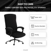 Stretch Computer Office Chair Cover with Armrest Covers Durable Zipper