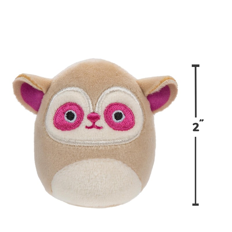 Squishville SQM0508 Safari Squad, Super Soft Mini Squishmallows, 5 cm
