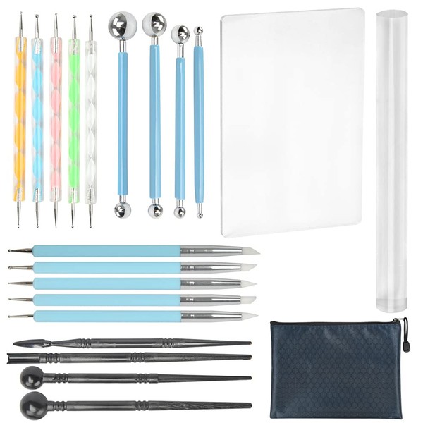 NA 20 PCS Polymer Clay Tools, Polymer Modeling Clay Sculpting