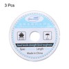 sourcing map 3pcs 100m/328ft Molybdenum Screen Cutting Wire Line Phone