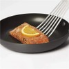 Fish Spatula, Stainless Steel Slotted Turner with Solid ABS Handle,