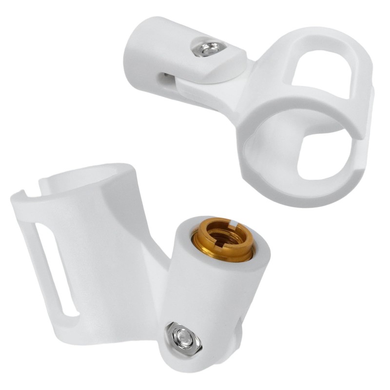 Tighall 4 Pcs Microphone Clips, Knob Adjustable 180 Degrees Mic