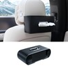 Upgraded Car Tissue Holder - Premium PU Leather Car Tissue