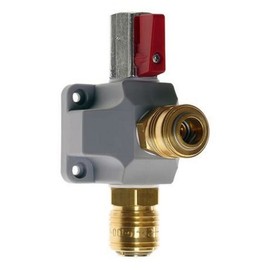Compressed Air Distributor EVA 15-1/1, Coupling 2-Way G 1/2 Inch Ball Valve Grey Plastic