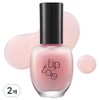 Tip Toe Legerissimo Nail Polish 104 Aurora Blossom, Pink, 2 pcs, 10ml / 팁토우 레제리시모 네일 폴리쉬 104 오로라 블러썸, 분홍색, 2개, 10ml