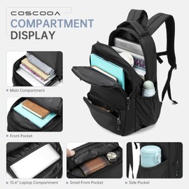 COSCOOA 40x30x15cm Personal Item Travel Bag,16x12x6inch Small Carry On Backpack 20L, Flight Approved Underseat Travel Luggage Bag,Mochila de Viaje,Cabin Size Lightweight Backpack